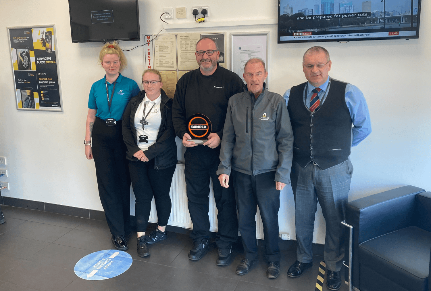 Arnold Clark Aberdeen named Dealer of the Month Bumper